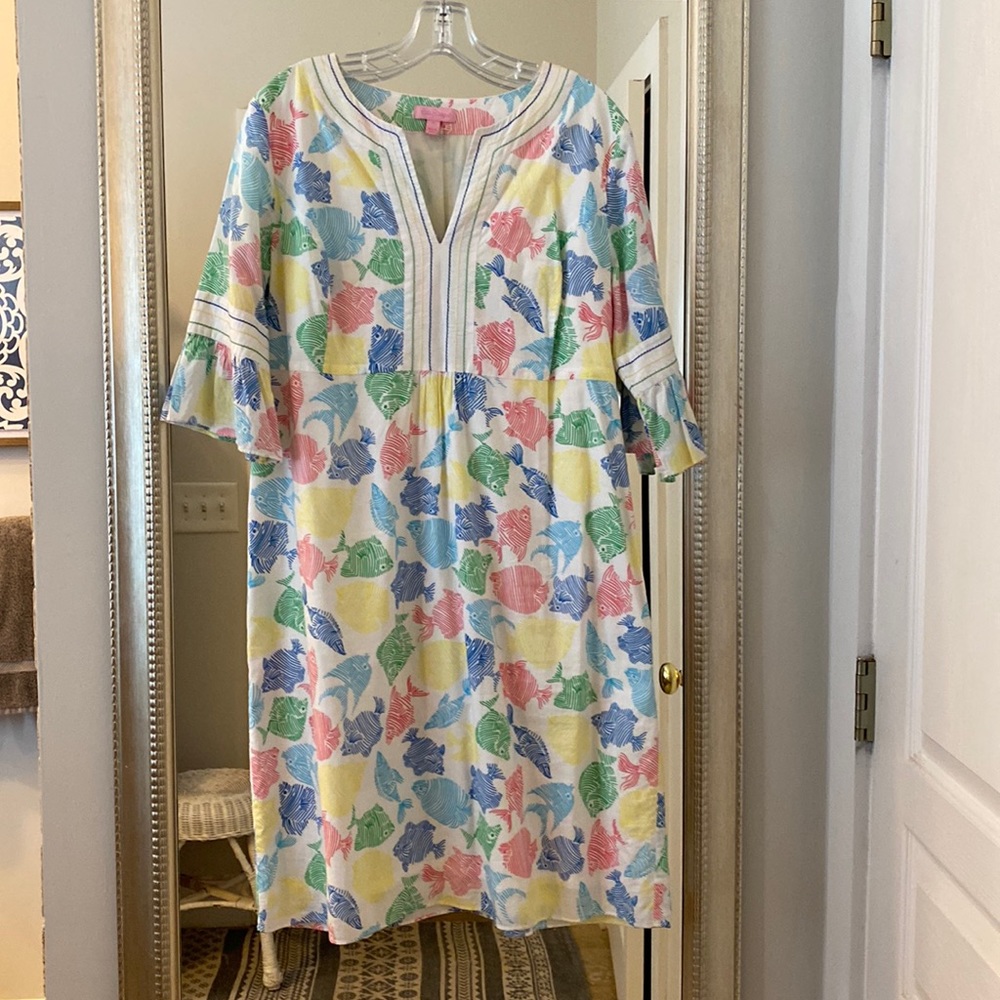 Authentic Lilly Pulitzer Tropical Fish Dress